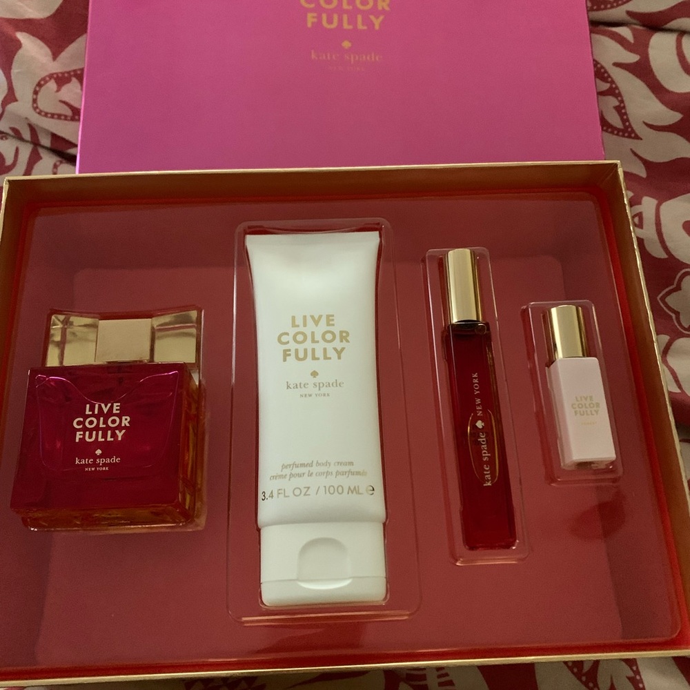 New Kate Spade Perfume Set Live Color Fully